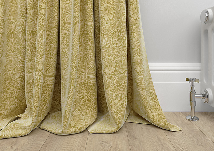 William Morris At Home Marigold Velvet, Ochre - Made to Measure Curtains - Image 6